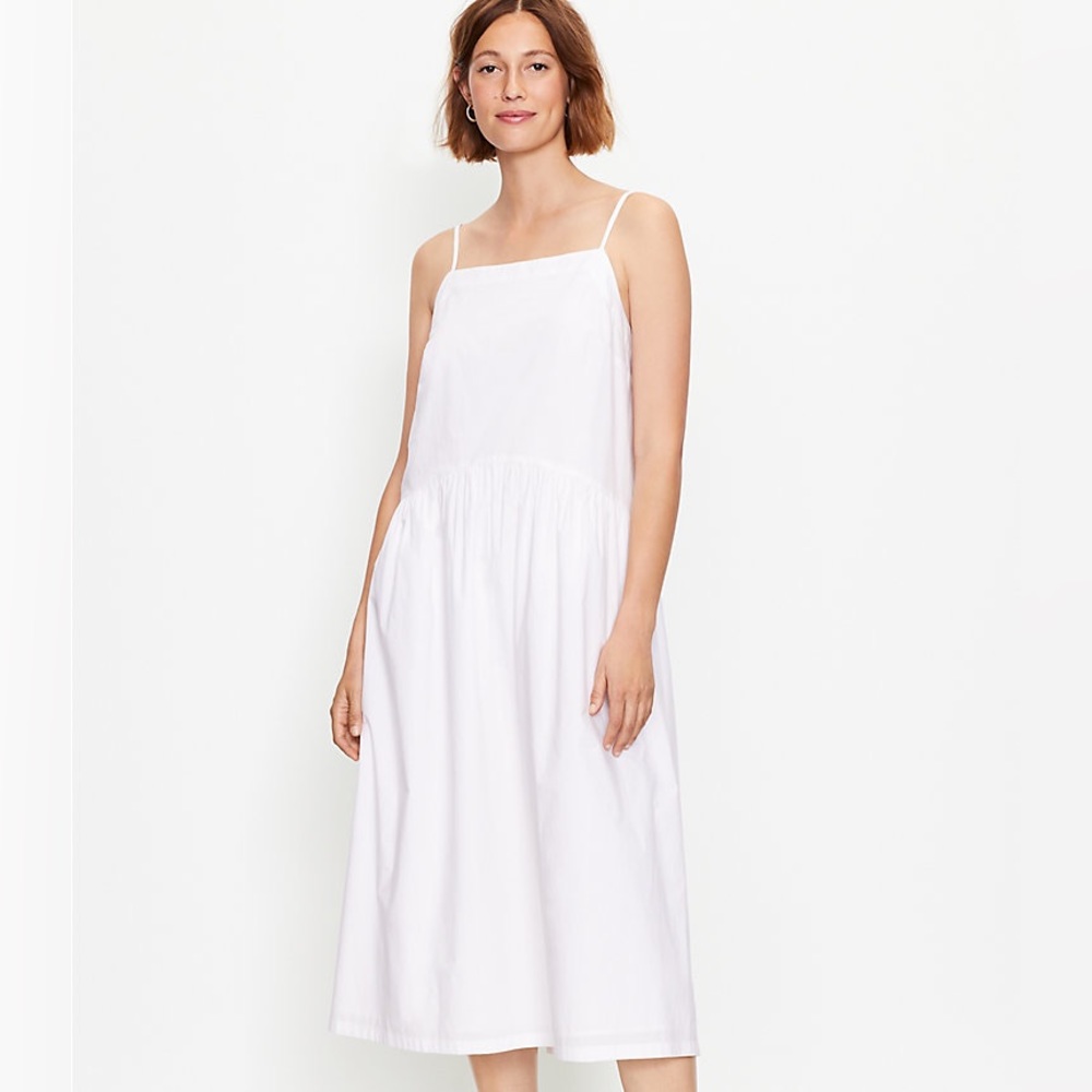LOFT White Sleeveless Dress